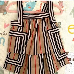 Burberry Striped Kids Romper